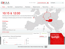 Tablet Screenshot of exaa.at